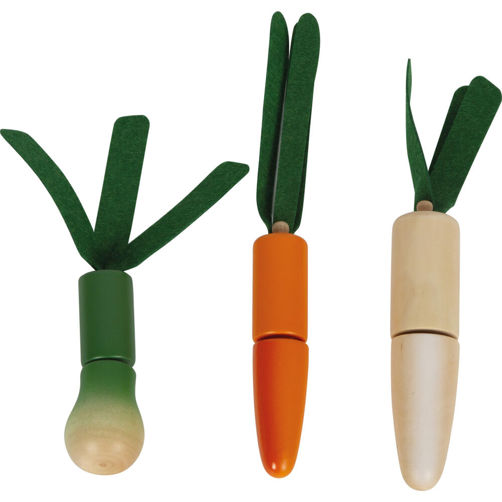 Legler Small Foot Schneide-Set Obst und Gemüse fresh, Rollenspielzeug, ab 24 Monate, Holz, Bunt, 12563