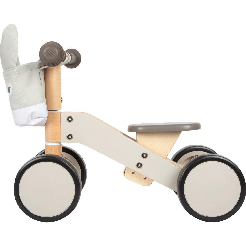 Legler Small Foot Rutscher Esel, Dreirad, Holzspielzeug, ab 12 Monate, Holz, Grau, 12599