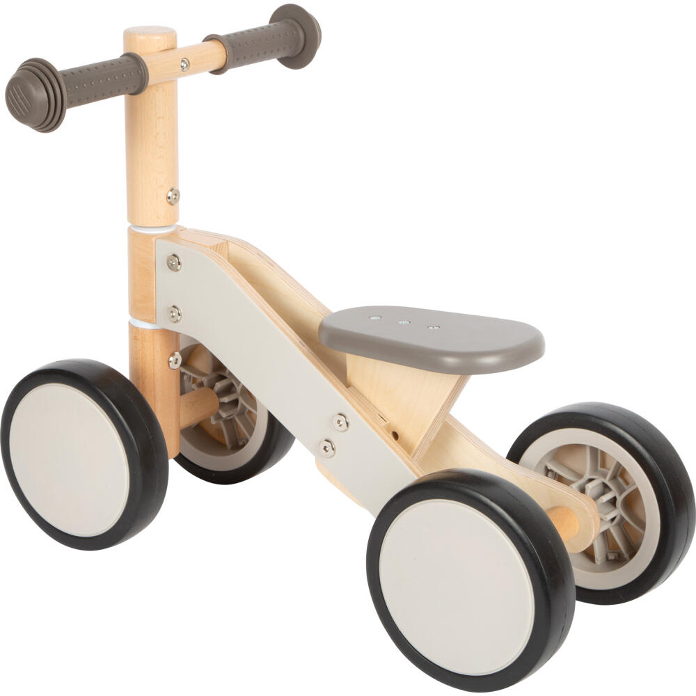 Legler Small Foot Rutscher Esel, Dreirad, Holzspielzeug, ab 12 Monate, Holz, Grau, 12599