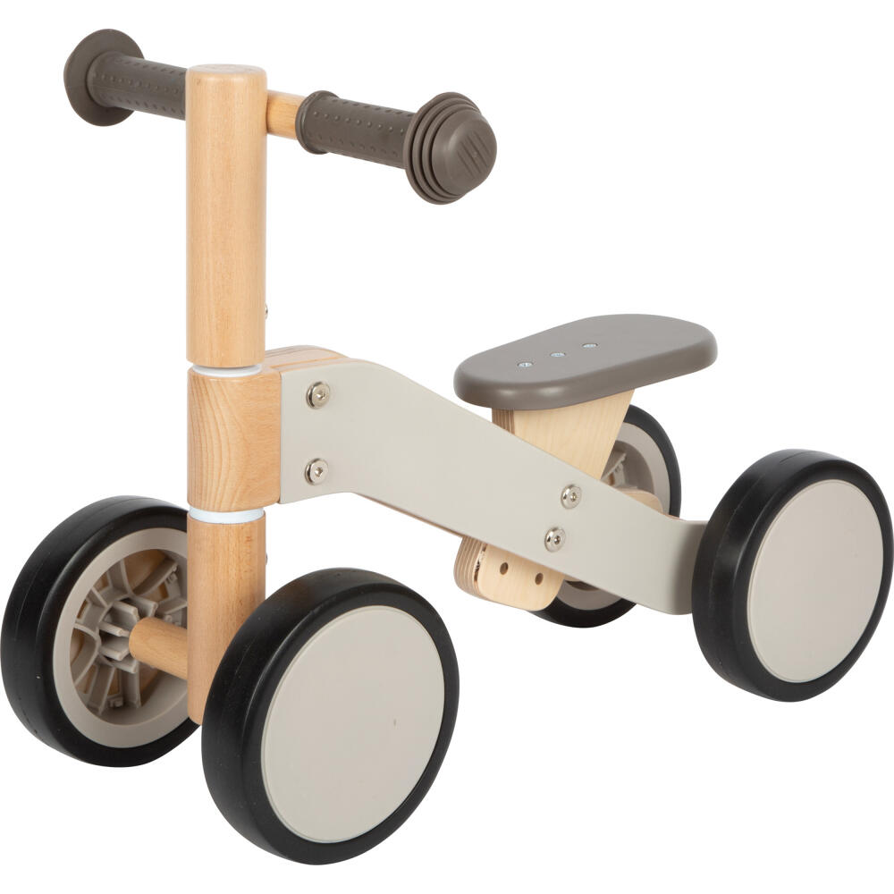 Legler Small Foot Rutscher Esel, Dreirad, Holzspielzeug, ab 12 Monate, Holz, Grau, 12599