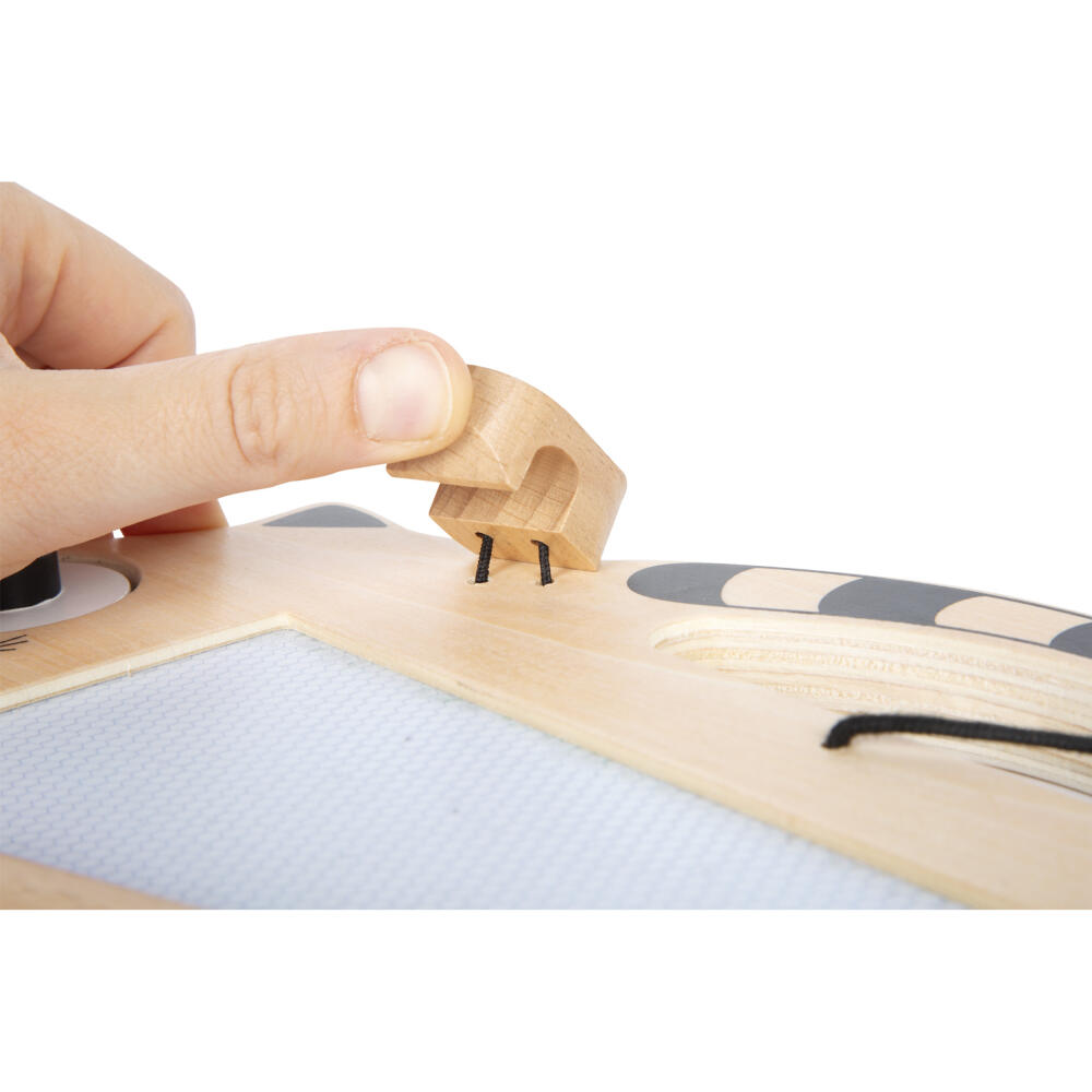 Legler Small Foot Magnetische Zaubertafel Katze, Lernspielzeug, ab 24 Monate, Holz, 12604