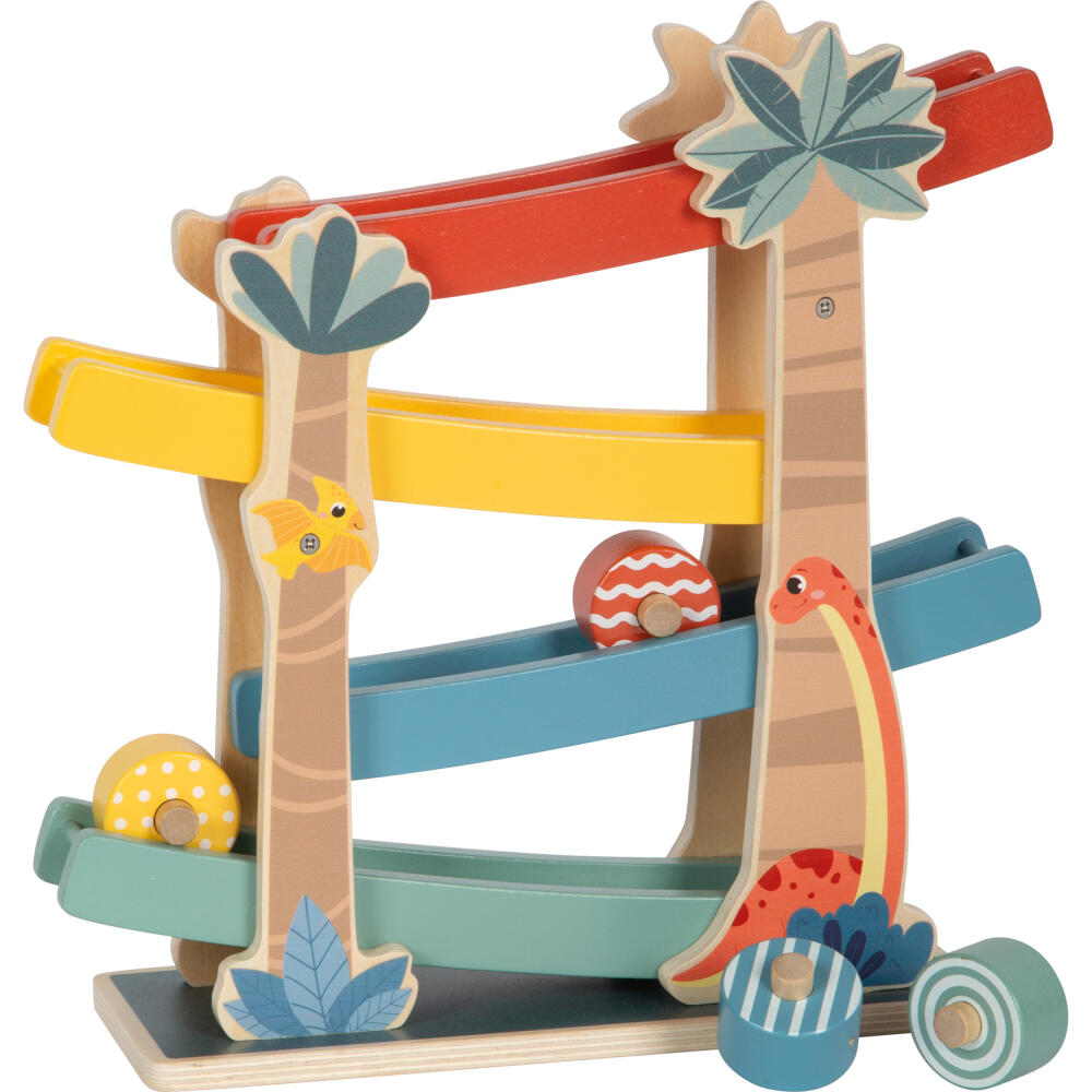 Legler Small Foot Kugelbahn Dino, Holzspielzeug, ab 18 Monate, Holz, Bunt, 12614