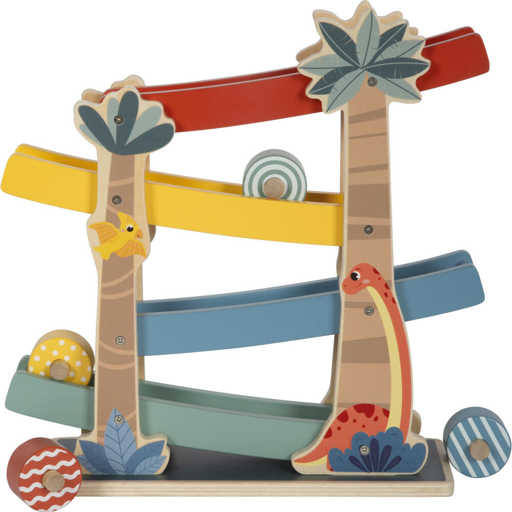 Legler Small Foot Kugelbahn Dino, Holzspielzeug, ab 18 Monate, Holz, Bunt, 12614