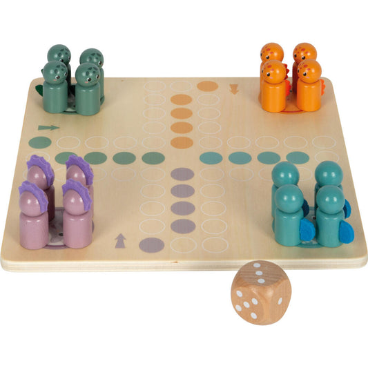 Legler Small Foot Ludo Dino, Gesellschaftsspiel, ab 4 Jahre, Holz, Bunt, 12619