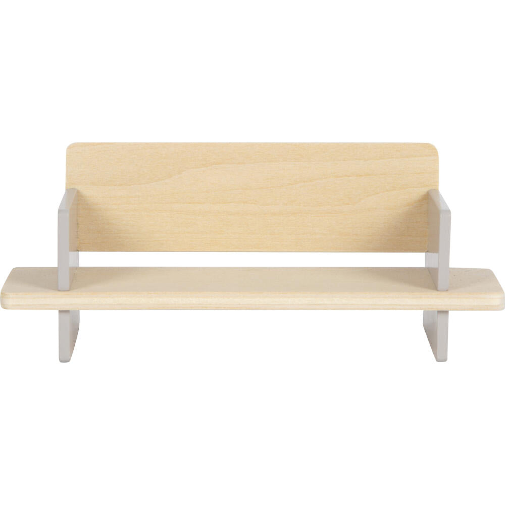 Legler Small Foot Puppenhausmöbel Wohnzimmer, Puppenhaus, Spielhaus, ab 3 Jahre, Holz / Filz, Bunt, 12633