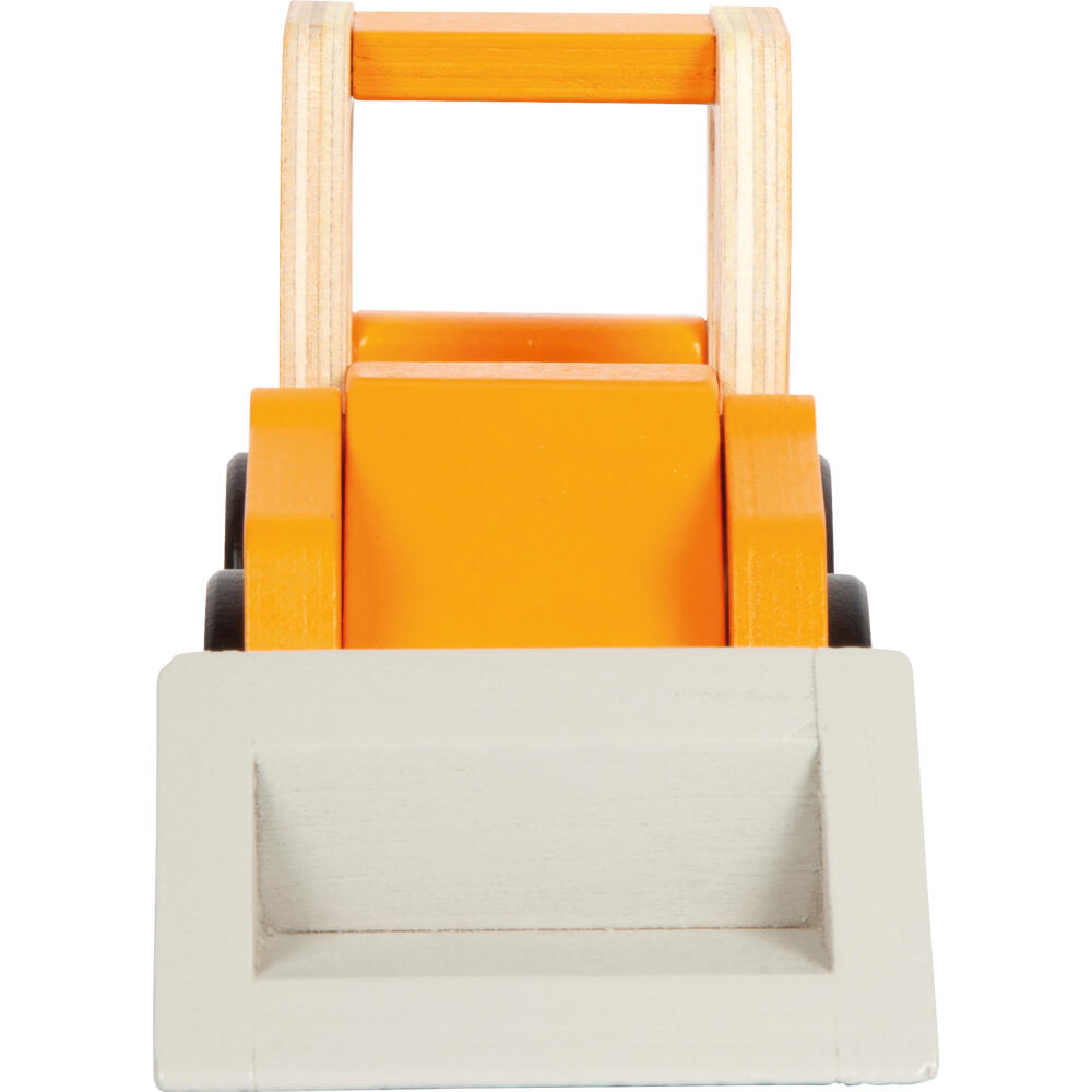 Legler Small Foot Radlader mit Schaufel, Spielzeugauto, ab 24 Monate, Holz, Bunt, 12635