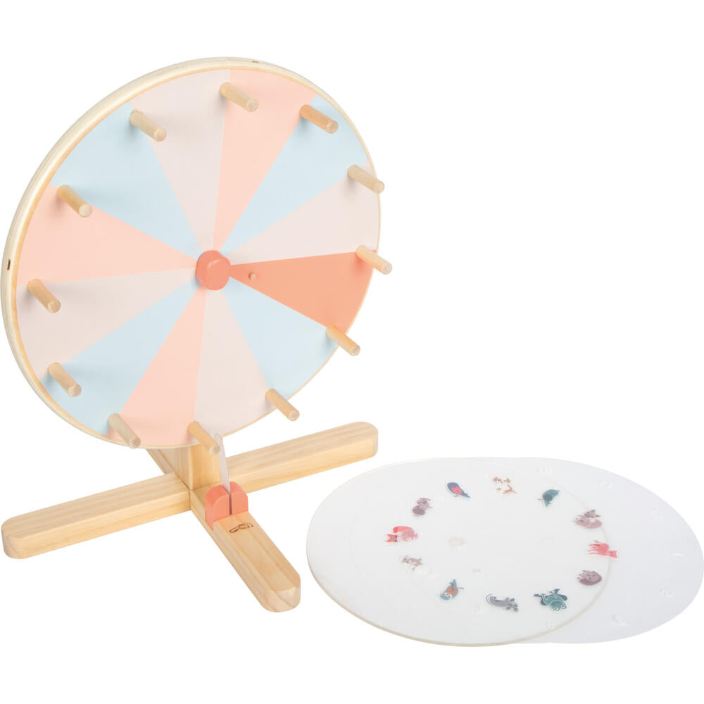 Legler Small Foot Glücksrad Garden Buddies, Spielzeug, ab 3 Jahre, Holz, Bunt, 12645