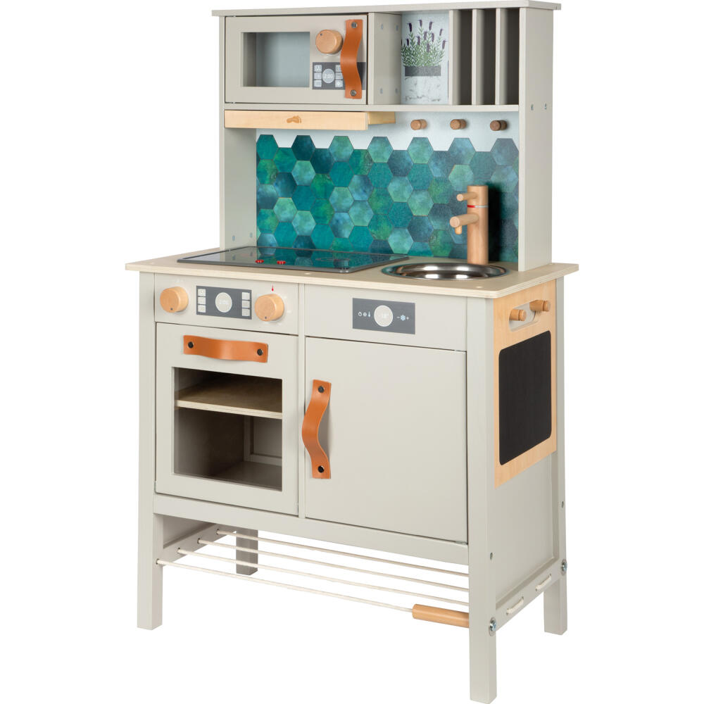 Legler Small Foot Kinderküche Tasty, Rollenspielzeug, ab 3 Jahre, Holz, Grau, 12672