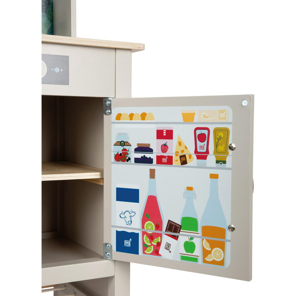 Legler Small Foot Kinderküche Tasty, Rollenspielzeug, ab 3 Jahre, Holz, Grau, 12672