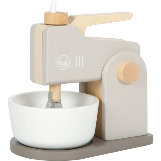 Legler Small Foot Mixer-Set Tasty, Rollenspielzeug, ab 3 Jahre, Holz, Grau, 12679