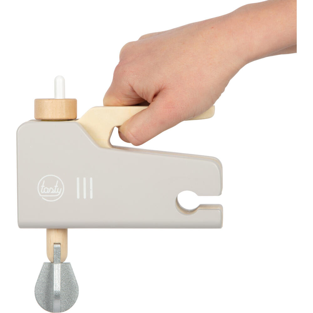 Legler Small Foot Mixer-Set Tasty, Rollenspielzeug, ab 3 Jahre, Holz, Grau, 12679