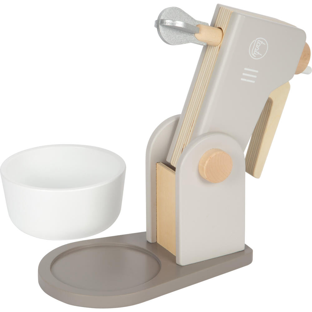 Legler Small Foot Mixer-Set Tasty, Rollenspielzeug, ab 3 Jahre, Holz, Grau, 12679