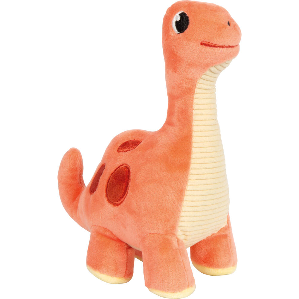 Legler Small Foot Kuscheltier Dinosaurier Dino, Plüschtier, ab 0 Monate, Plüsch, Rot, 12685