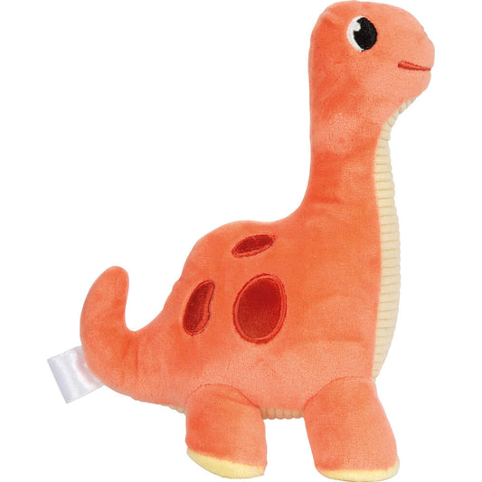 Legler Small Foot Kuscheltier Dinosaurier Dino, Plüschtier, ab 0 Monate, Plüsch, Rot, 12685