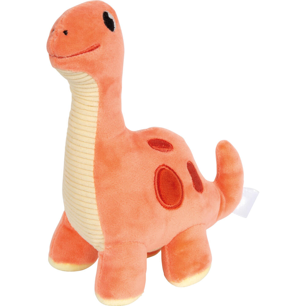 Legler Small Foot Kuscheltier Dinosaurier Dino, Plüschtier, ab 0 Monate, Plüsch, Rot, 12685