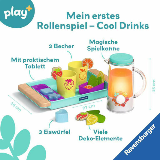 Ravensburger Getränke-Spiel-Set: Cool Drinks, Spielzeug, Rollenspiel, ab 18 Monaten, 12034066