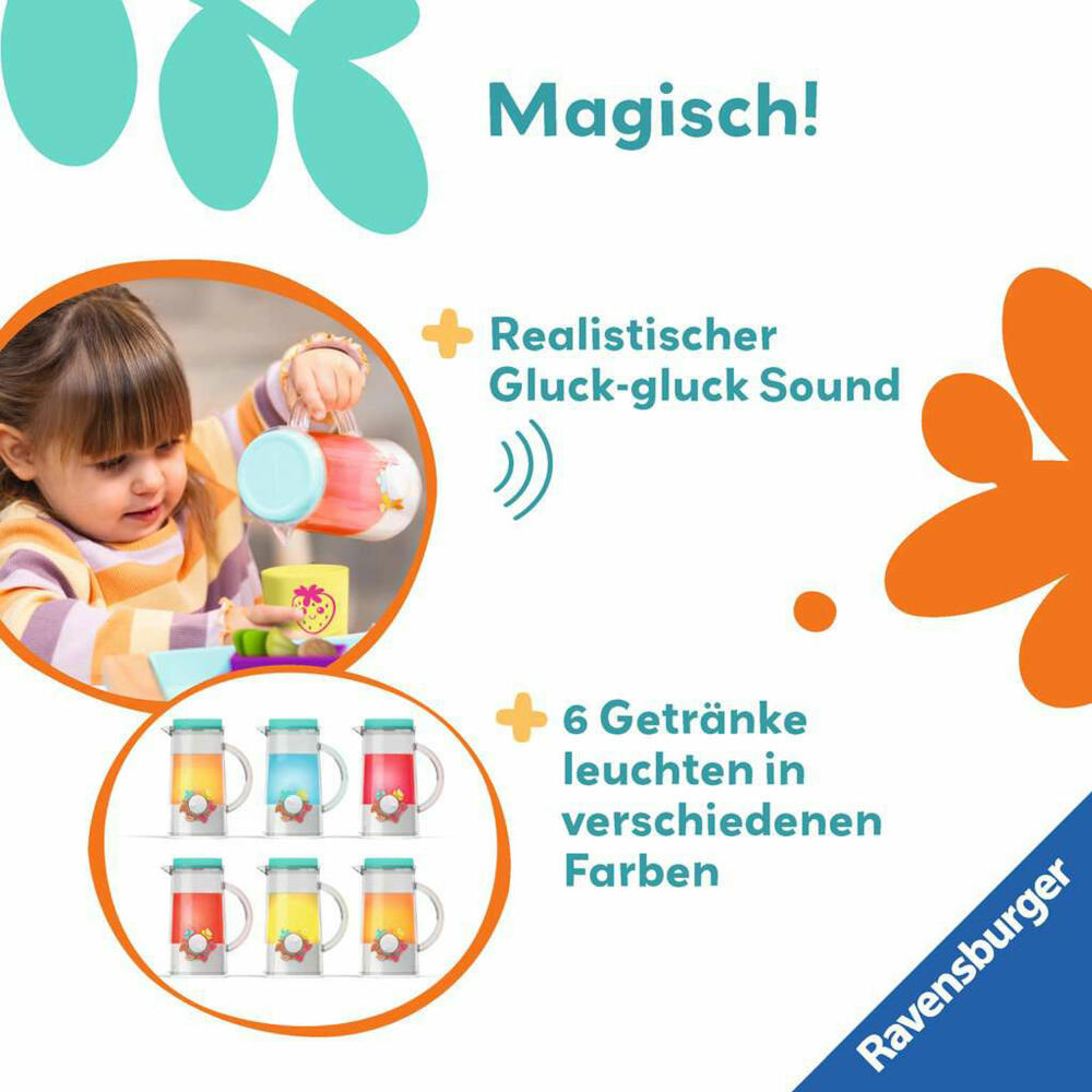 Ravensburger Getränke-Spiel-Set: Cool Drinks, Spielzeug, Rollenspiel, ab 18 Monaten, 12034066