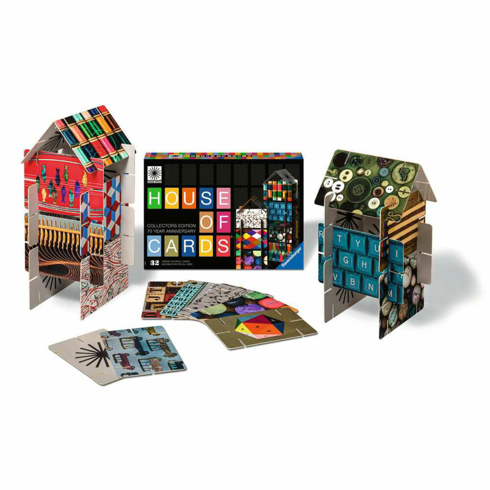 Ravensburger House of Cards Collectors Edition, Kartenhaus, Kartenhäuser, Bauen, Spiel, 18444