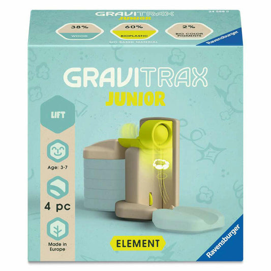 Ravensburger GraviTrax Junior Element Lift, Erweiterung, Zubehör, Kugelbahn, 24588