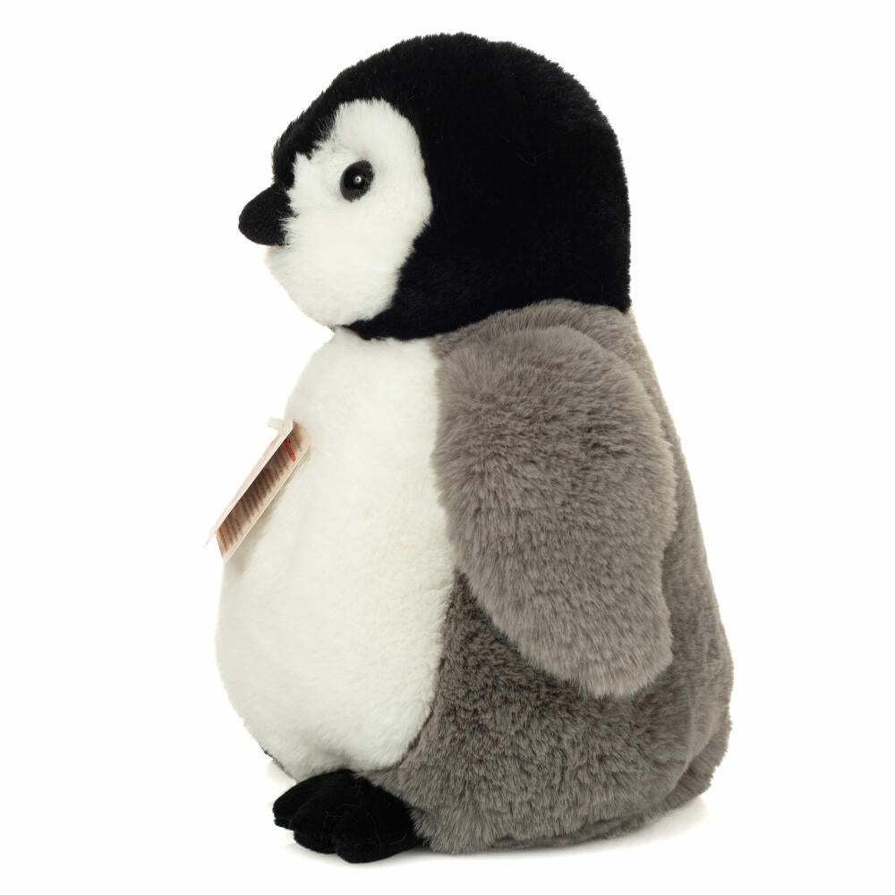 Teddy Hermann Pinguin, Plüschtier, Kuscheltier, Stofftier, Plüsch, Grau-Weiß, 25 cm, 900436