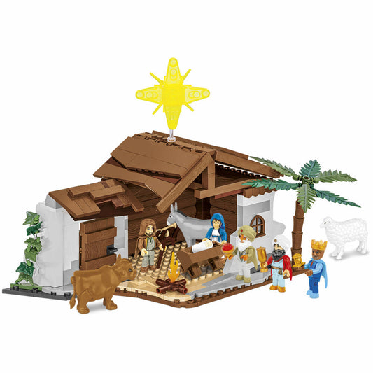 Cobi Klemmbaustein-Set Weihnachtskrippe, 381 Teile, COBI-20006