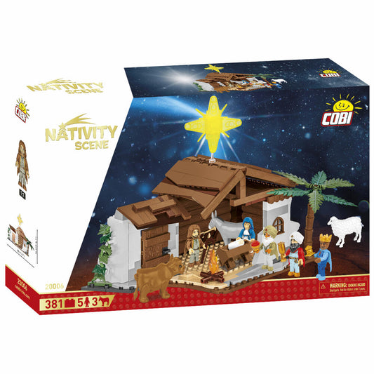 Cobi Klemmbaustein-Set Weihnachtskrippe, 381 Teile, COBI-20006