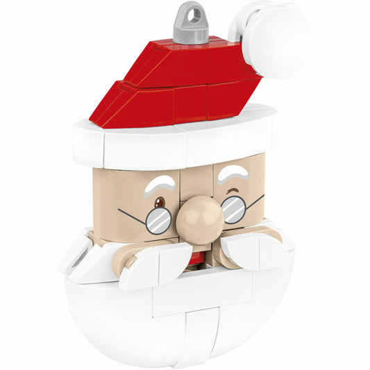 Cobi Klemmbaustein-Set Christbaumschmuck - Weihnachtsmann, 75 Teile, COBI-20011