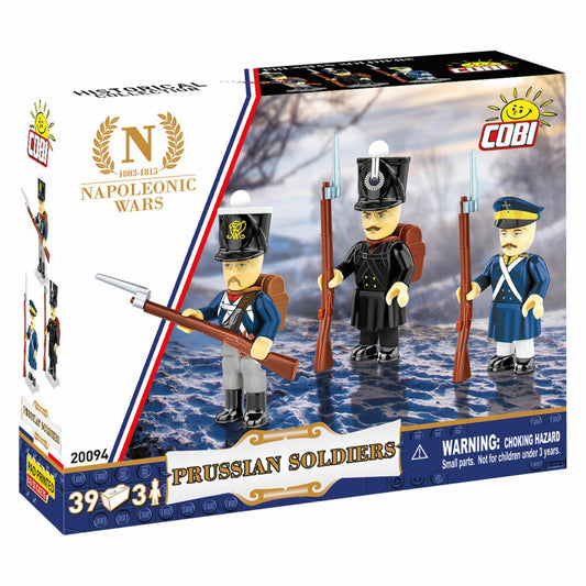Cobi Klemmbaustein-Set Napoleonic Wars - Preussische Soldaten, 39 Teile, COBI-20094