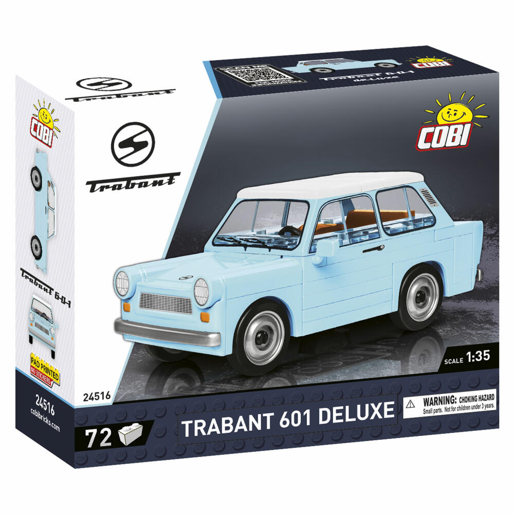 Cobi Klemmbaustein-Set Trabant 601 Deluxe, Auto, 71 Teile, COBI-24516