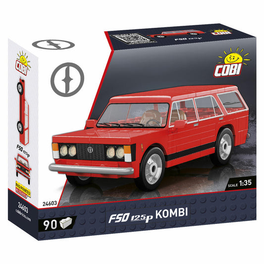 Cobi Klemmbaustein-Set FSO 125p Kombi, Auto, 90 Teile, COBI-24603