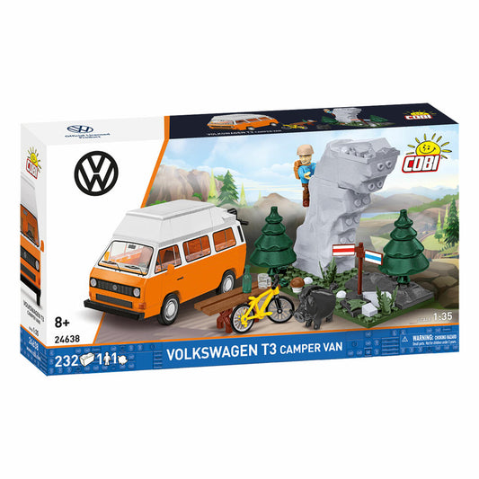 Cobi Klemmbaustein-Set VW T3 Camper Van, 232 Teile, 24638