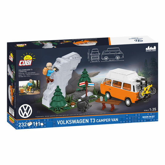 Cobi Klemmbaustein-Set VW T3 Camper Van, 232 Teile, 24638