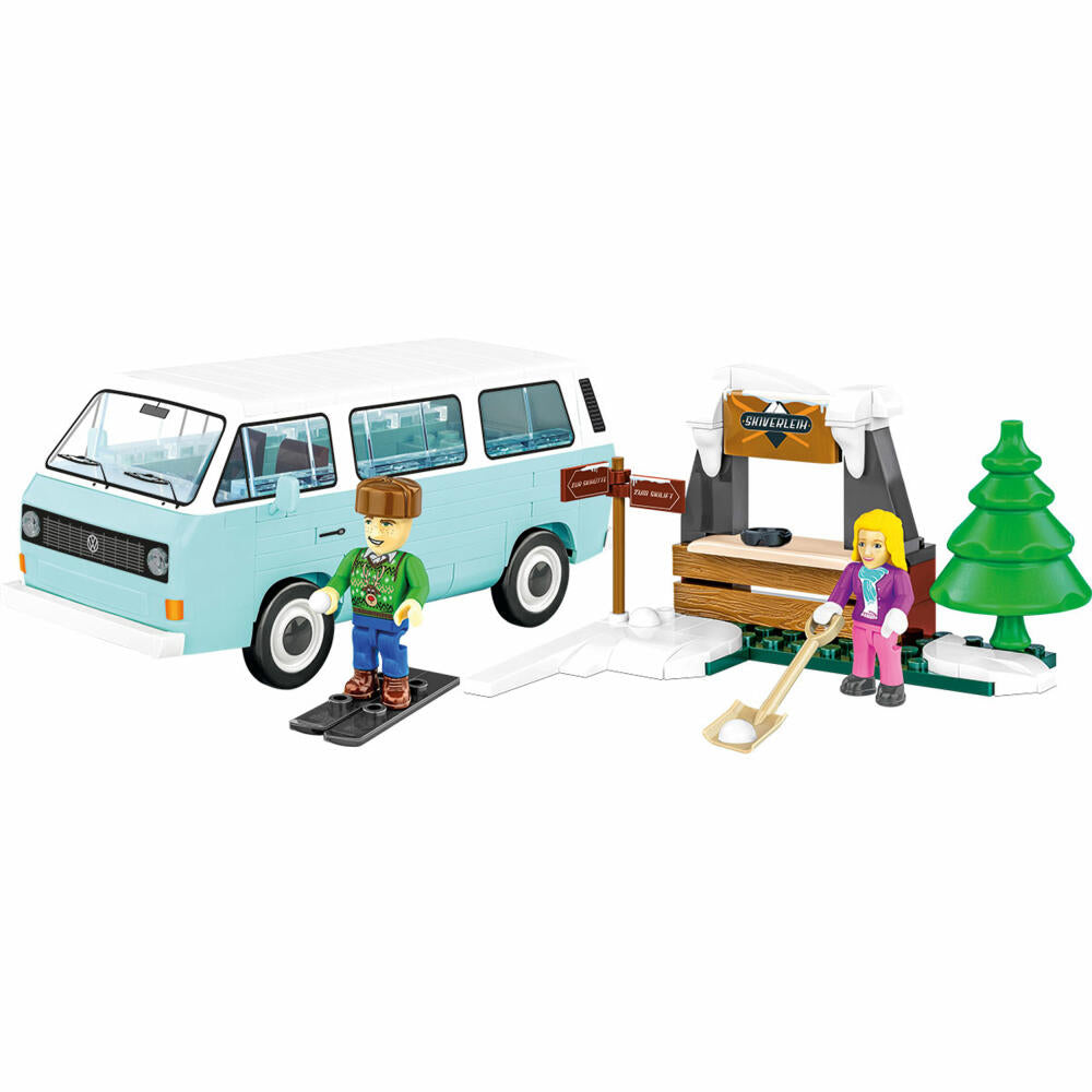 Cobi Klemmbaustein-Set Volkswagen T3 Winter Adventure, Auto, 189 Teile, COBI-24639