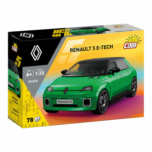 Cobi Klemmbaustein-Set Renault E-Tech Green, 78 Teile, 24674