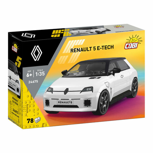 Cobi Klemmbaustein-Set Renault E-Tech White, 78 Teile, 24675