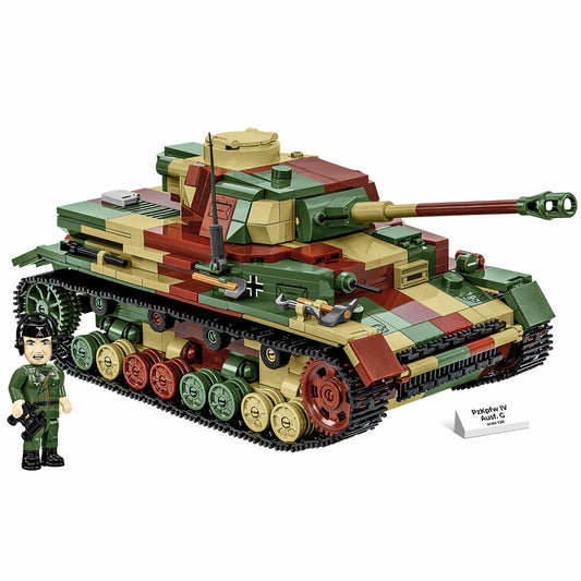 Cobi Klemmbaustein-Set PzKpfw IV Ausf. G, Panzer IV, WW2, 1107 Teile, COBI-2592