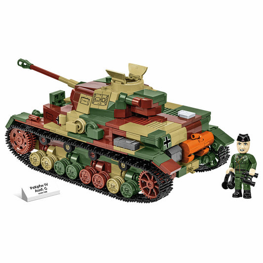 Cobi Klemmbaustein-Set PzKpfw IV Ausf. G, Panzer IV, WW2, 1107 Teile, COBI-2592
