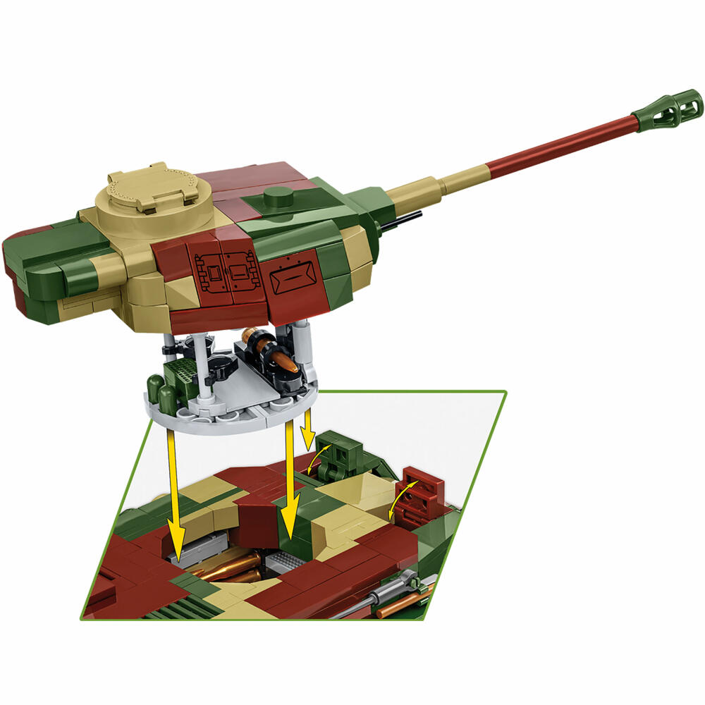 Cobi Klemmbaustein-Set PzKpfw IV Ausf. G, Panzer IV, WW2, 1107 Teile, COBI-2592