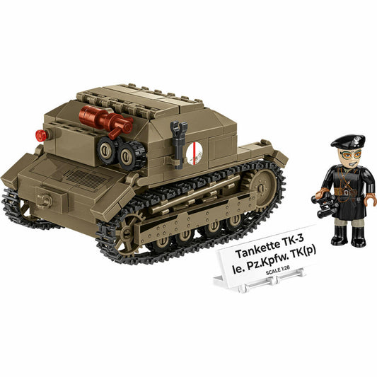 Cobi Klemmbaustein-Set Tankette TK-3, gepanzertes Fahrzeug, WW2, 323 Teile, COBI-2658