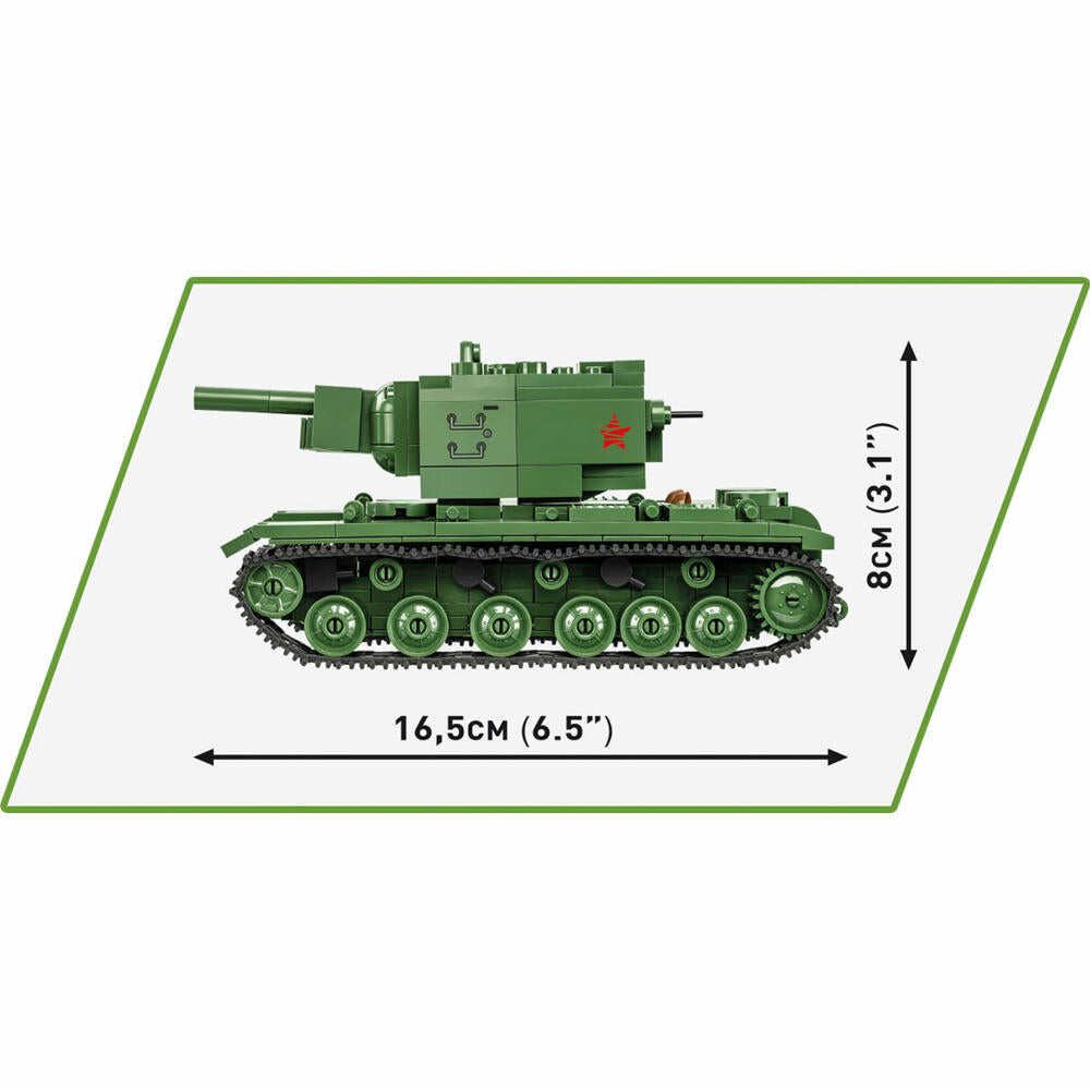 Cobi Klemmbaustein-Set Panzer KV-2, WW2, 510 Teile, COBI-2731
