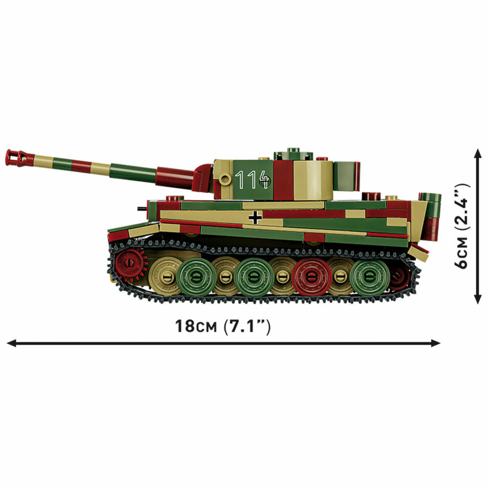 Cobi Klemmbaustein-Set Pz.Kpfw. VI Tiger Ausf. E, Panzer, WW2, 422 Teile, COBI-2735