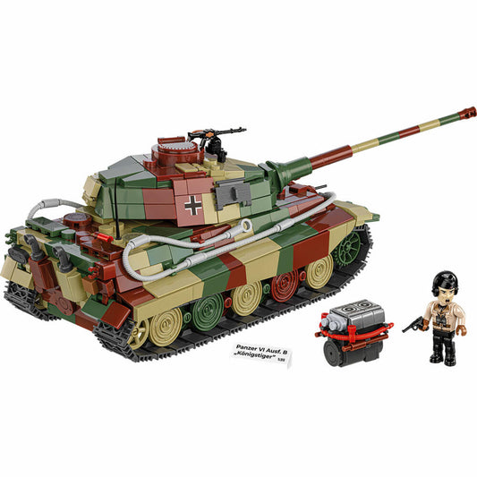 Cobi Klemmbaustein-Set Panzer VI Ausf. B Königstiger, WW2, 802 Teile, COBI-3113