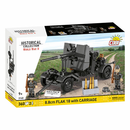 Cobi Klemmbaustein-Set 8.8 cm FLAK mit Anhänger, 360 Teile, 3140