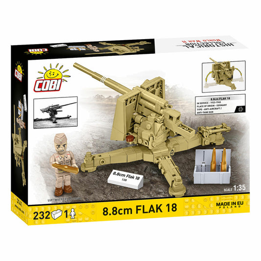 Cobi Klemmbaustein-Set 8.8 FLAK 18 DAK, 232 Teile, 3141