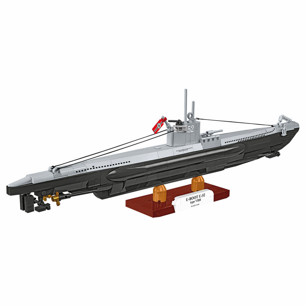 Cobi Klemmbaustein-Set U-Boot U-52 (Type VIIB), WW2, 474 Teile, COBI-4852