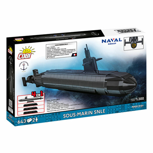 Cobi Klemmbaustein-Set U-Boot Sous-Marin SNLE, 643 Teile, 4859