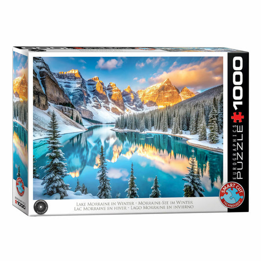 Eurographics Puzzle Morraine-See im Winter, 1000 Teile, 68 x 48 cm, 6000-6101