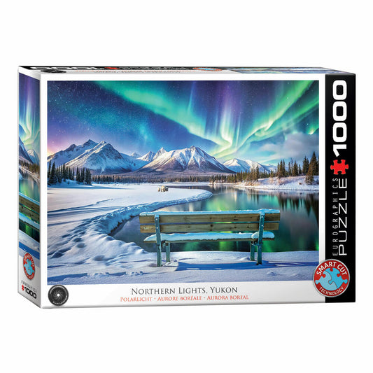 Eurographics Puzzle Yukon Polarlichter, 1000 Teile, 68 x 48 cm, 6000-6107