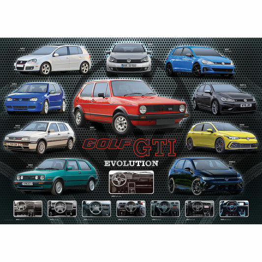 Eurographics Puzzle VW Golf GTI Evolution, 1000 Teile, 68 x 48 cm, 6000-6115