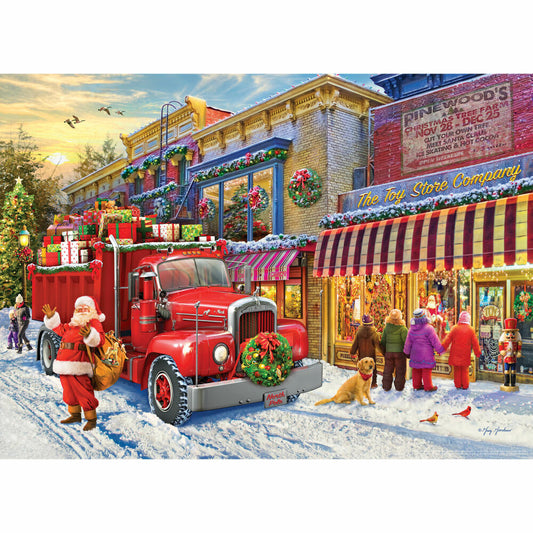 Eurographics Puzzle Mack Weihnachtslaster - Greg Giordano, 1000 Teile, 68 x 48 cm, 6000-6120